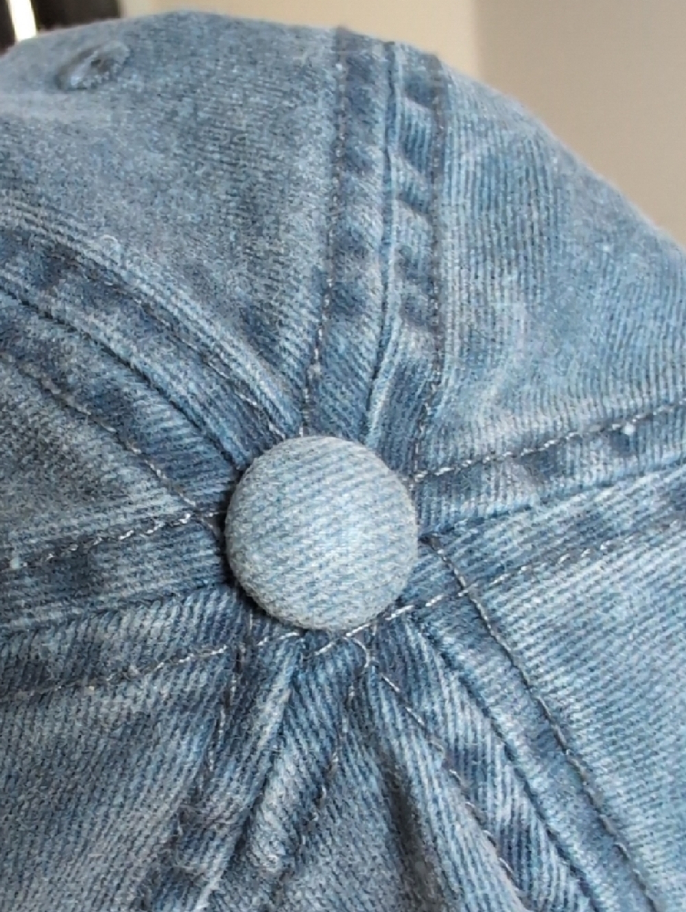 Still Good Script Embroidered Denim Baseball Cap - Picture 4 of 5